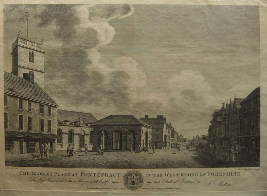 Yorkshire Town Views -Old Prints
