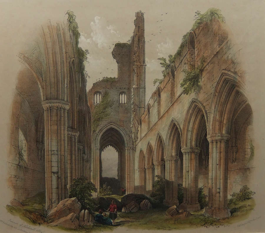 William Richardson - "Interior of Kirkstall Abbey"