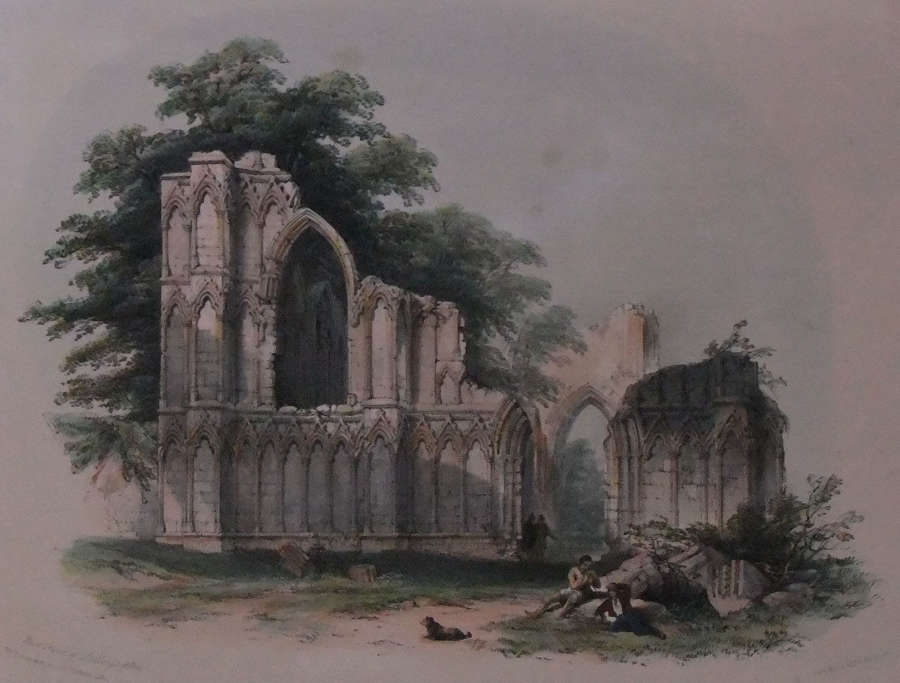 William Richardson - THE WEST FRONT OF ST. MARY'S ABBEY