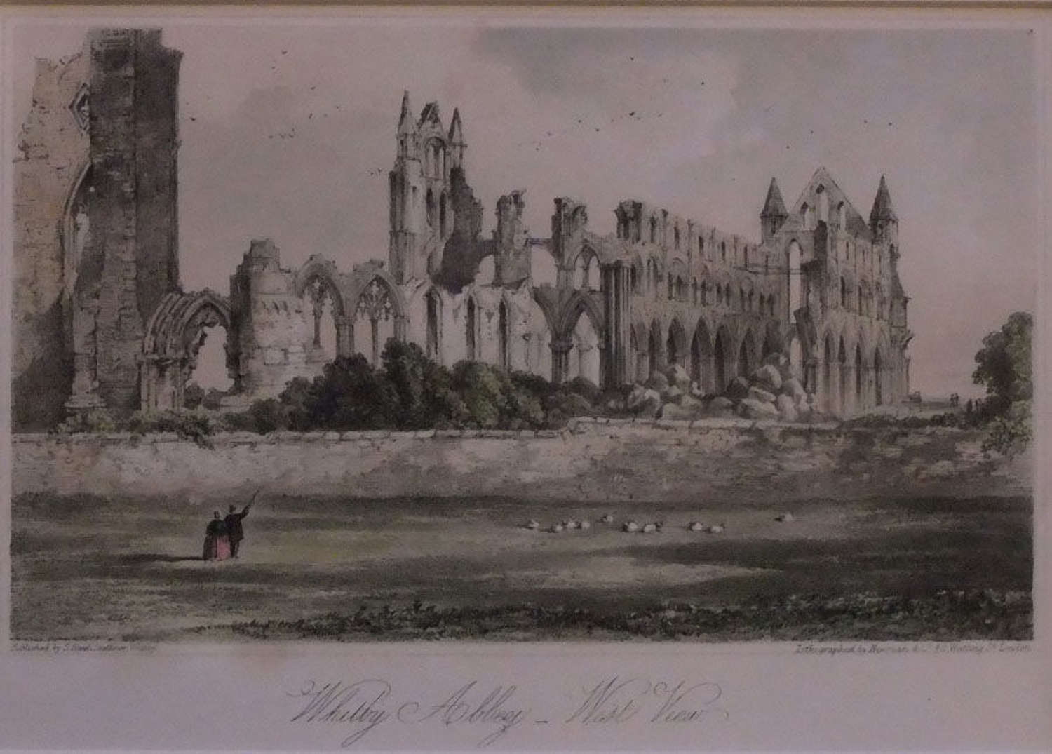 S.Reed - WHITBY ABBEY â€“ WEST VIEW