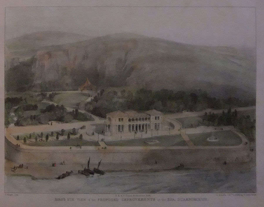 T.Allom - BIRDS EYE VEW OF THE PROPOSED IMPROVEMENTS AT THE SPA, SCARBOROUGH