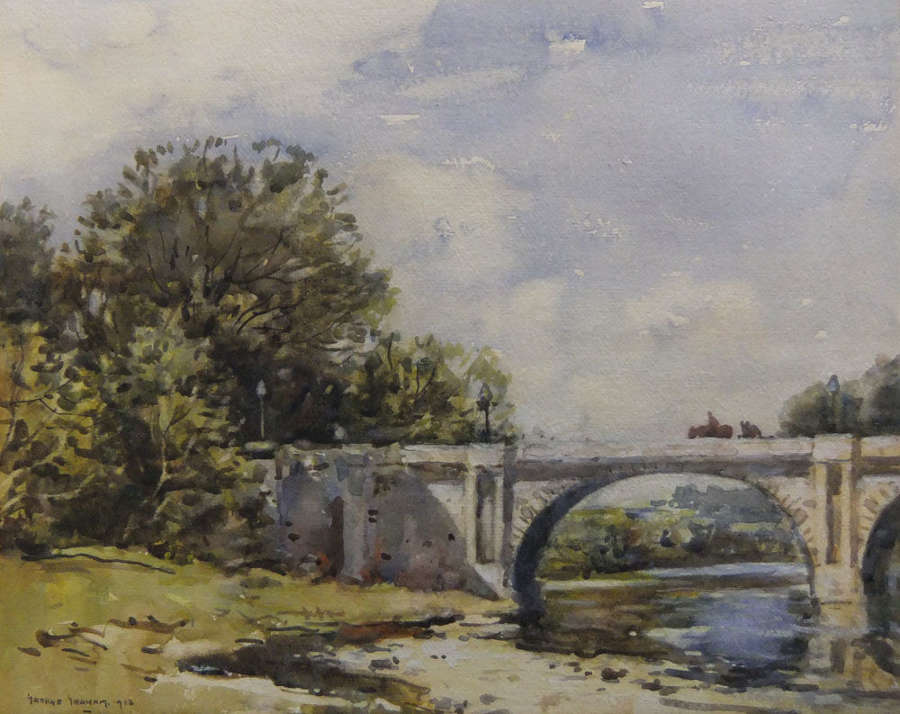 George Graham - "Kelso Bridge" watercolour