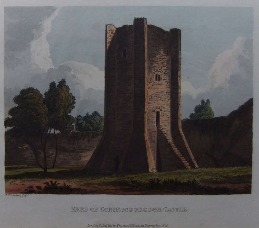T.H.Fielding - "Keep of Conisborough Castle"