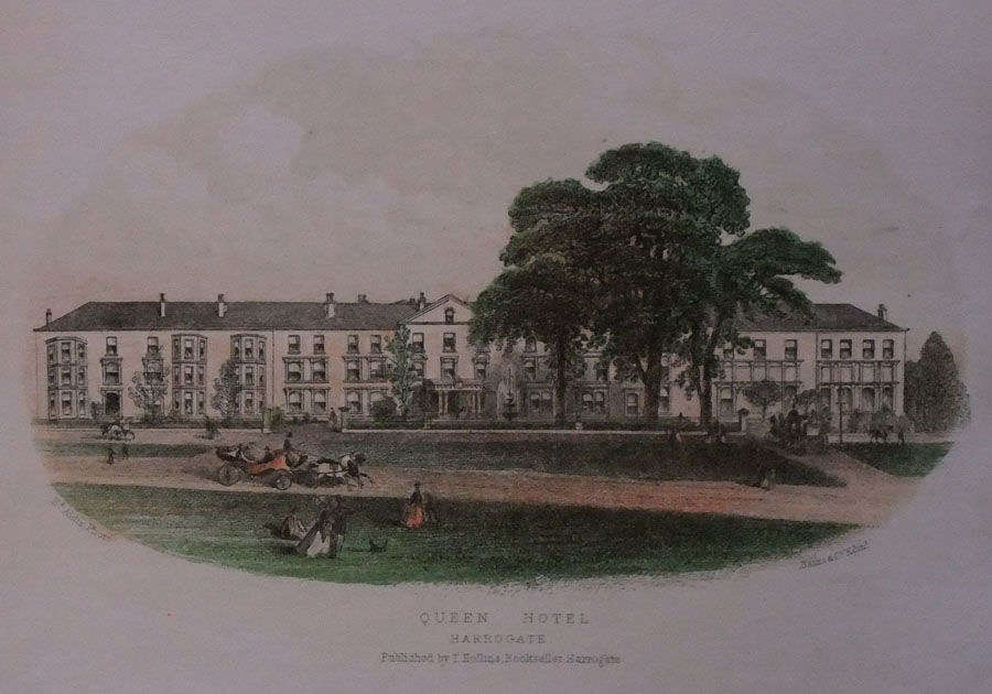 T. Hollins (publisher) - "QUEEN HOTEL HARROGATE"