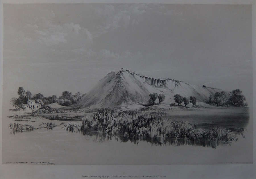 J. C. Bourne - "Making the Embankment, Woolverton Valley"