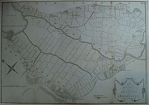 James Clarke - A MAP OF THE ROADS ETC. BETWEEN KESWICK AND BROADWATER