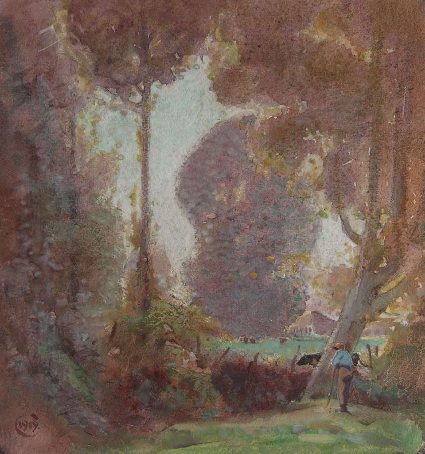 Cuthbert Crossley - "Bridgewater Farm, Ex. Leeds"