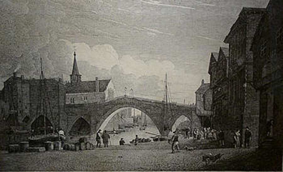 Henry Cave - OLD BRIDGE AND ST. WILLIAMS CHAPEL YORK