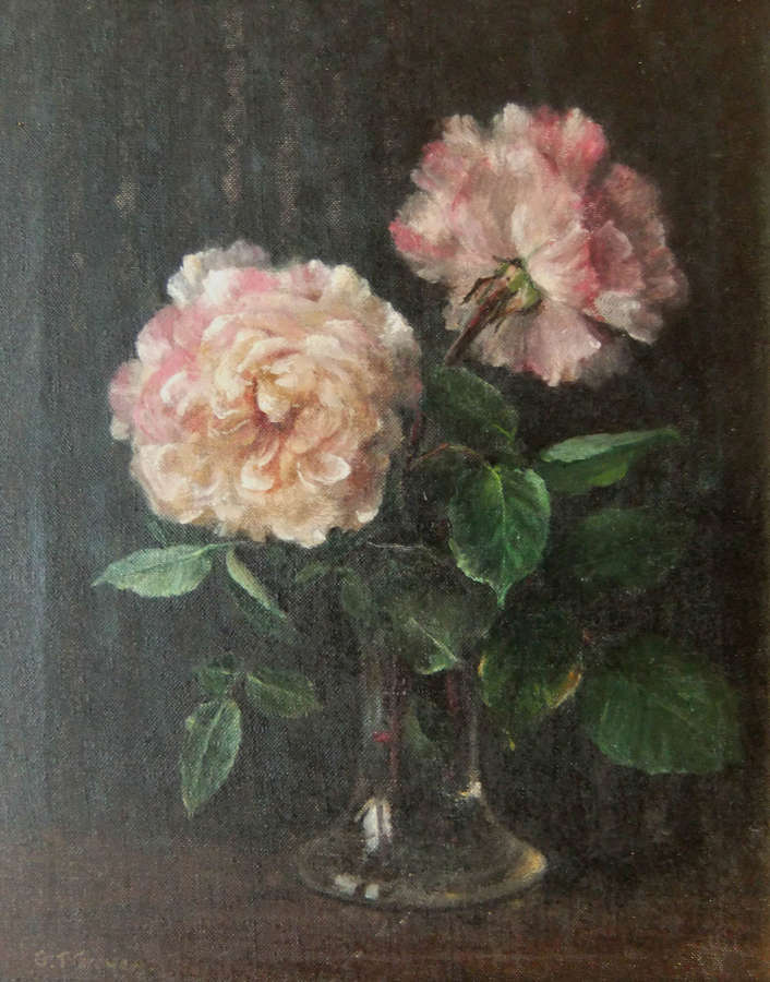 Grace Theodora Bowen "Still life with Roses"