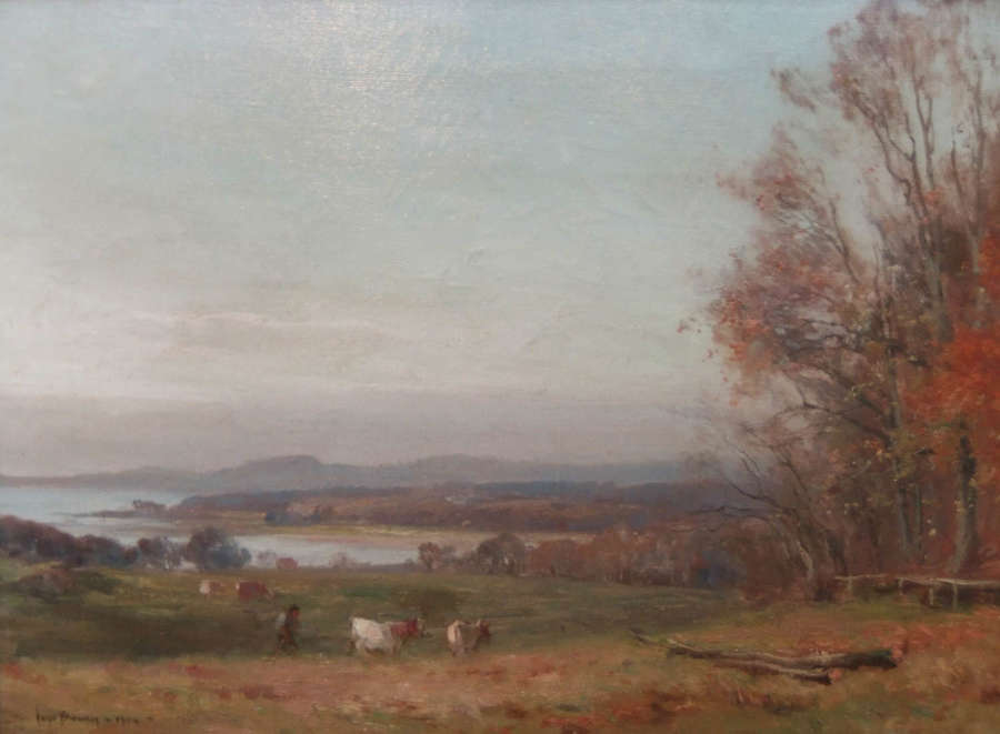 Owen Bowen "The Solway Firth" oil on canvas