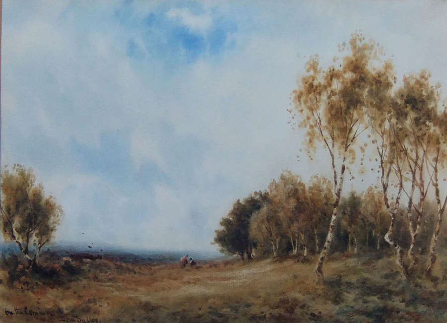 Tom Dudley "On the Common" watercolour
