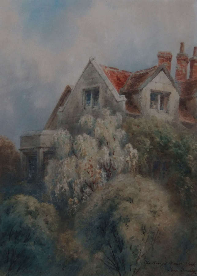 Tom Dudley "The Kings Manor" York, Watercolour