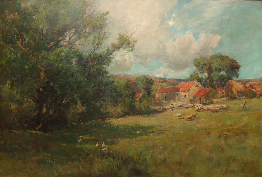 Owen Bowen "Middlewood Farm near Robin Hood's Bay" oil painting