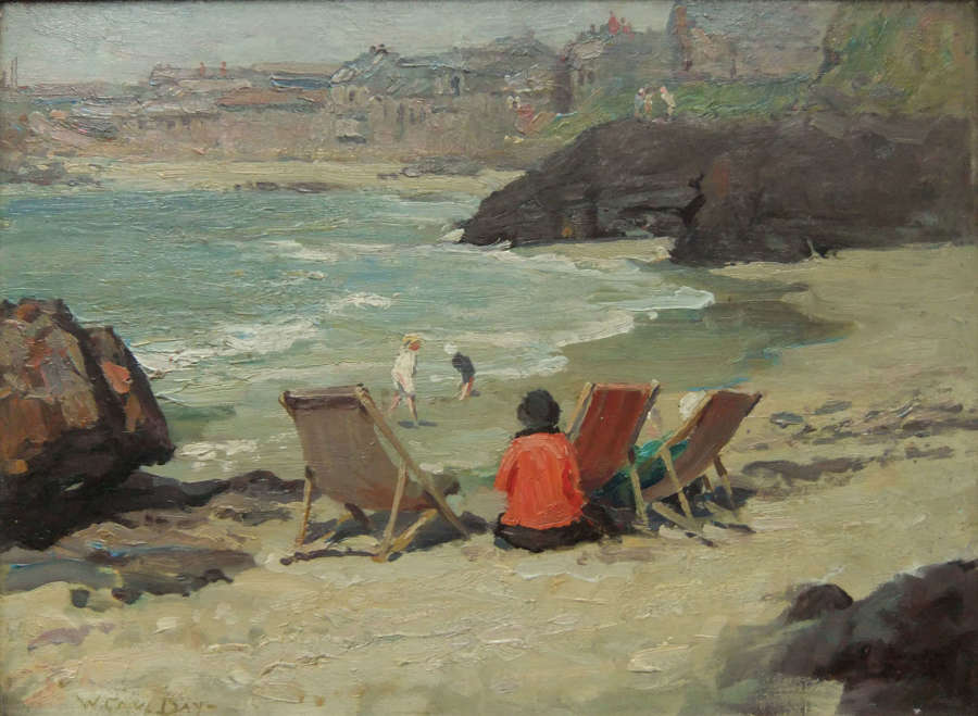 William Cave Day "Towards the Studio, St. Ives" oil painting