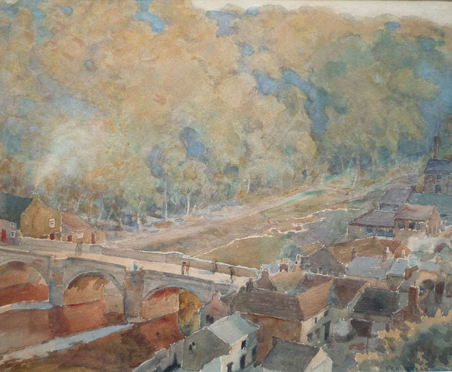 Fred Stead "Richmond, Yorkshire", Watercolour
