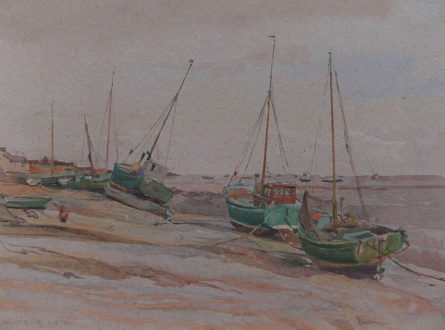 Henrietta Lister "Near Grange-over-Sands" watercolour