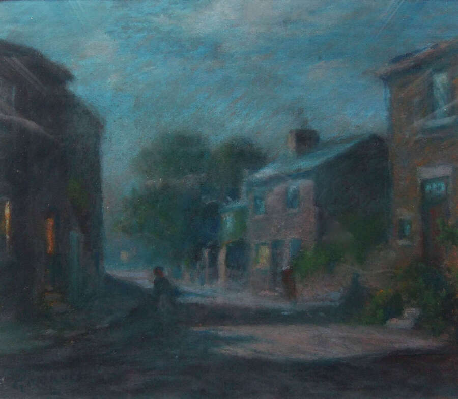 William Greaves "East Keswick, Evening" pastel