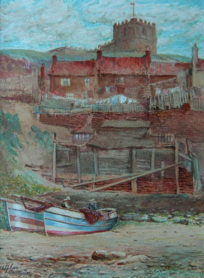 Alfred George Morgan "Whitby" watercolour